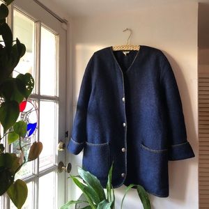 {L.L. Bean} Wool Sweater Coat